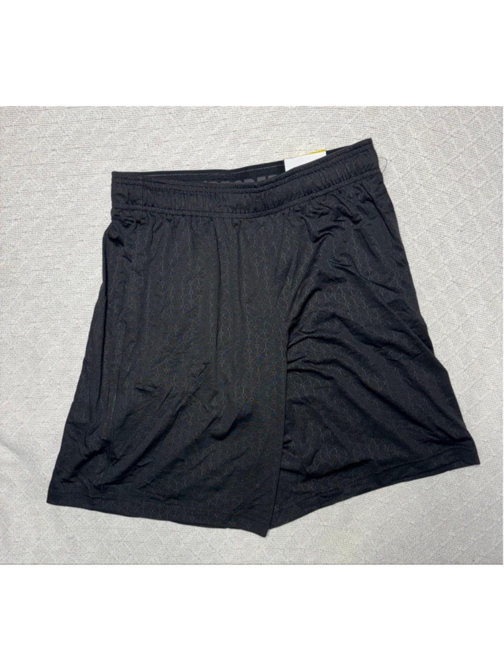 NWT 90 Degree Black Men's Flex Short Embossed Print Basketball Shorts Size Small